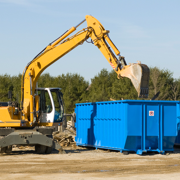 what size residential dumpster rentals are available in Rockland ID